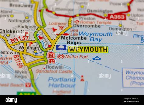 Weymouth Town Centre Map