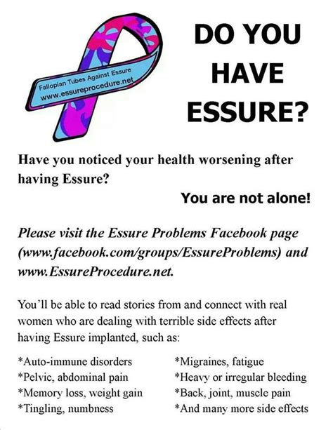 Pin by DR MARGARET ARANDA on Essure Coil Dangers | Health info, Fallopian tubes, Skin health