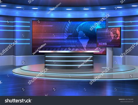 Tv Studio Table: Over 907 Royalty-Free Licensable Stock Vectors ...