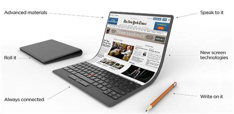 Lenovo teases future flexible screen laptop design - Laptop - News ...