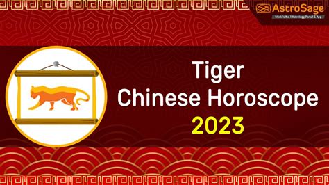 Tiger Chinese Horoscope 2023: Tiger Chinese Zodiac 2023 Predictions