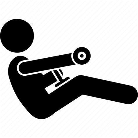 Abdomen, abs, dumbbell v-sit cross jab, exercises, fitness, workout icon - Download on Iconfinder