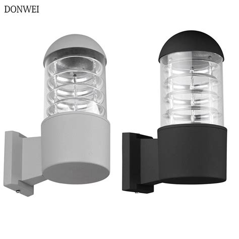 LED Outdoor Wall Lamps IP65 Waterproof Wall Lamp Glass Lampshade LED Wall Light Fixtures E27 ...