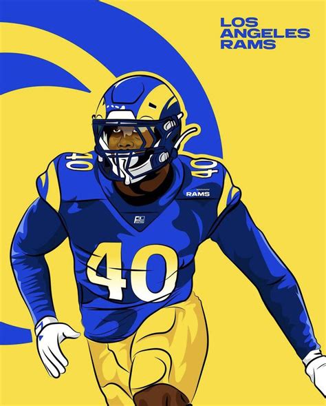 Von Miller art : r/LosAngelesRams