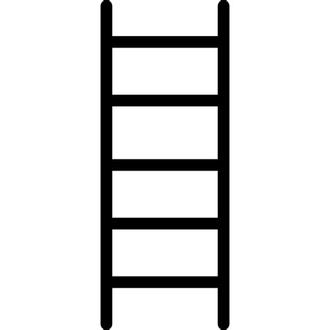 Ladder thin outline icon