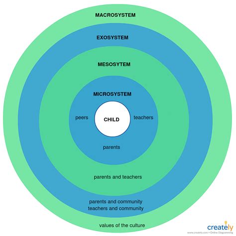 Bronfenbrenner Social Ecological Model | Ecological systems theory, Systems theory, Social ...