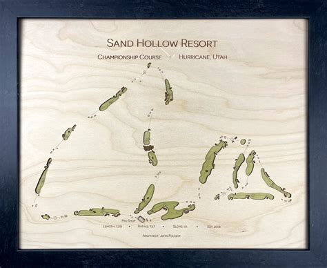 Sand Hollow | Golf Course Map | Golf Gift