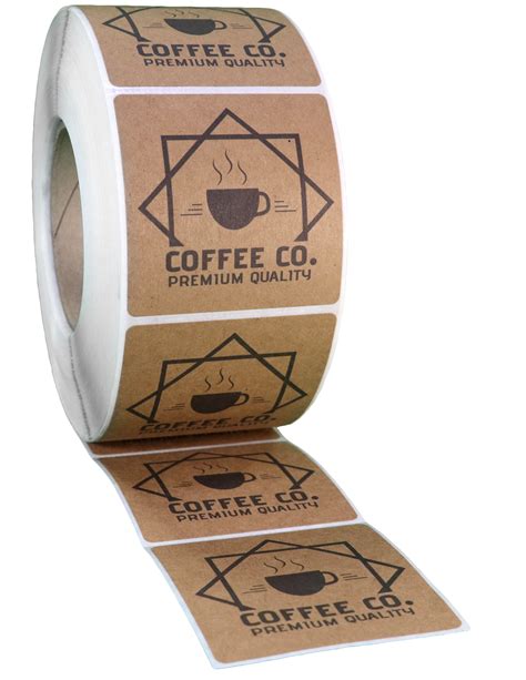 Need custom coffee labels? We can do those! Lots of materials and sizes ...