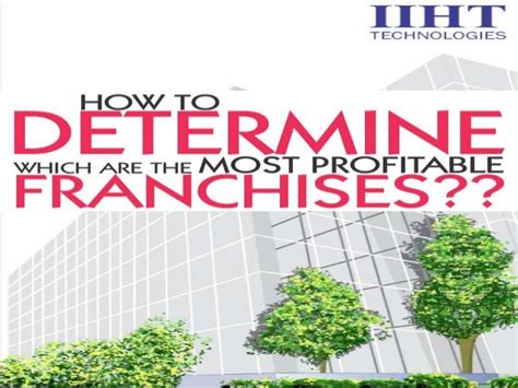 How to determine which are the most profitable franchises?