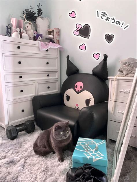 𓈒 ⊹ ♡ ·˚ ₊ | Hello kitty rooms, Cute room ideas, Kuromi room