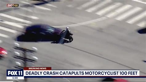 A Motorcyclist Trying To Evade Police Has Died After A Horrific Crash ...