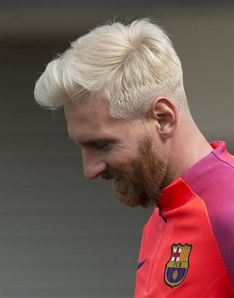 The Most Shocking Beauty Makeover of the Year Unexpectedly Came From Leo Messi — and His Blond ...