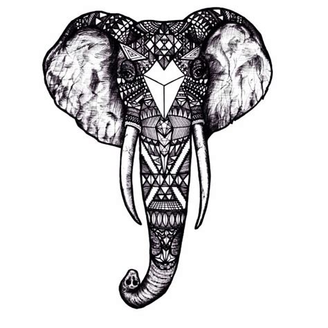 Pin by destiny varga on TATTOOS | Elephant tattoos, Digital art prints ...