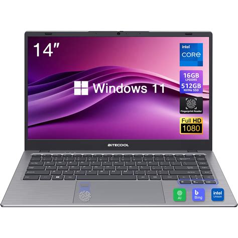 14-inch Windows 11 Laptop Computer, 16GB RAM 512GB NVMe SSD Laptop ...