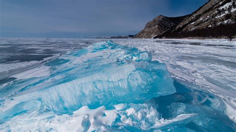 Russia Scenery Lake Winter Baikal Ice Nature wallpaper x | Lake, Ice ...