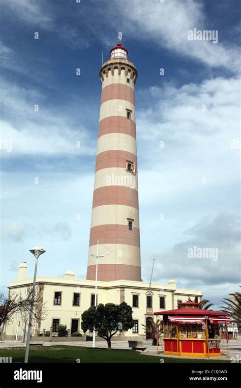 Barra Lighthouse, tallest lighthouse in Portugal Stock Photo - Alamy