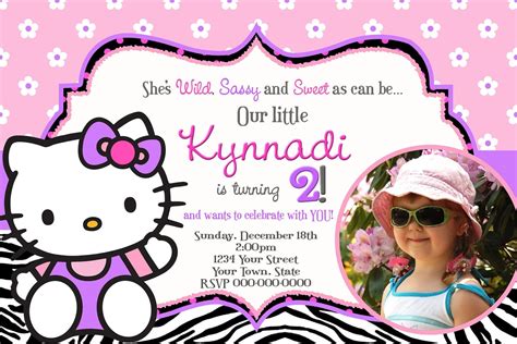 Hello Kitty Birthday Invitation Ideas