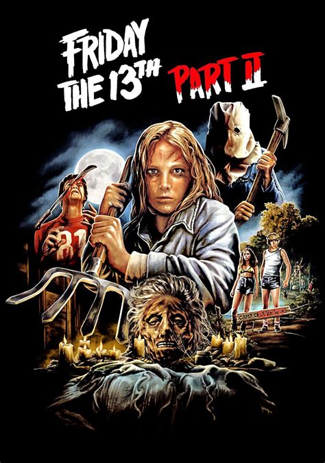 Friday the 13th part 2 | Classic horror movies, Classic movie posters ...