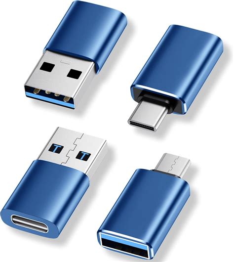 Amazon.com: [4 Pack]USB C to USB Adapter,【2*USB-C to USB-A】&【2*USB-A to ...