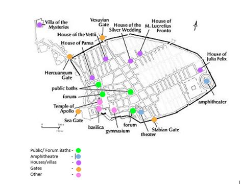 Map of Pompeii - Jemima Evans - Pompeii