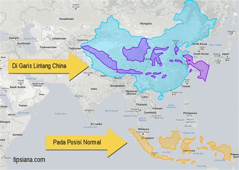 Inilah Ukuran Luas Indonesia Sebenarnya Dibanding Negara Lain | Tips ...