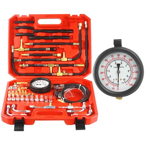 45pcs Fuel Pressure Test Kit Car Fuel Interjection Pressure Gauge ...