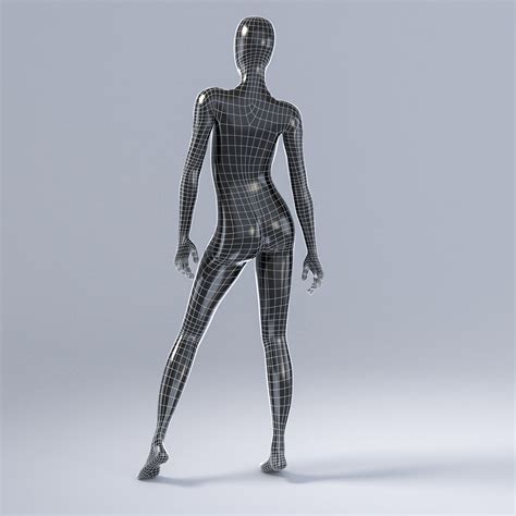 3d model female mannequin