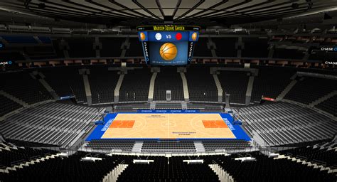 3d madison arena msg basketball model