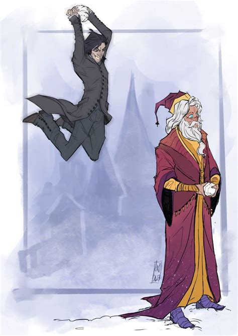 Prof. Snape & Prof. Dumbledore | Harry potter artwork, Harry potter ...