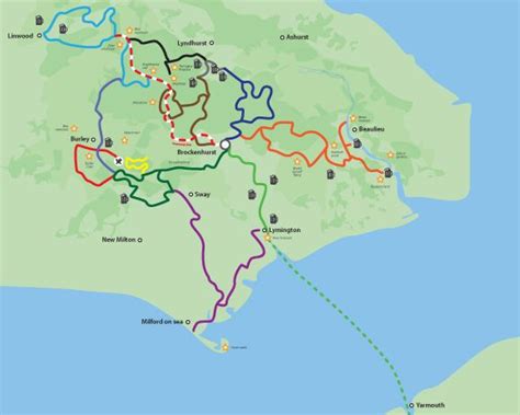 Cycle Routes - Cyclexperience - Brockenhurst | Cycling route, New forest, Trip planning