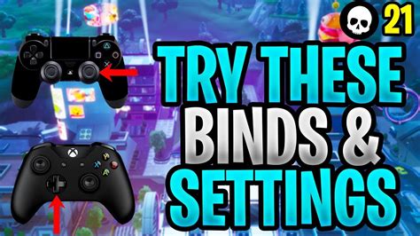 Controller Players NEED To Try These Binds/Settings! (Fortnite Custom ...