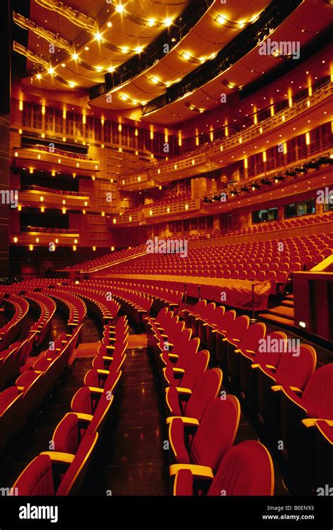 Shanghai Grand Theater interior, designed by Studios Architecture Stock ...