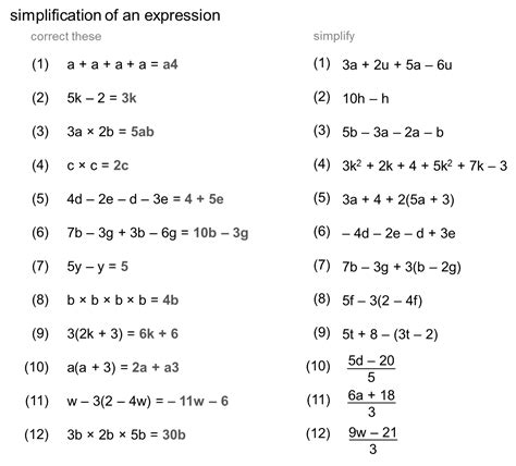 MEDIAN Don Steward mathematics teaching: algebraic simplification