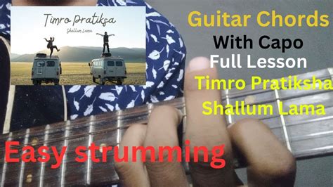 Timro Pratiksha - Shallum Lama | Guitar lesson | Guitar Chords | Capo 2 Fret | Asga Music - YouTube