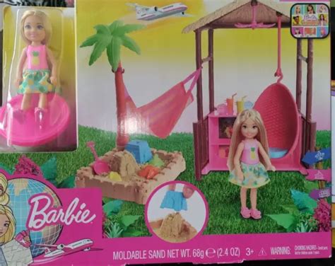 BARBIE DREAMHOUSE ADVENTURES Tiki Hut~Chelsea Doll Playset~w/ Moldable Sand NIB £34.74 - PicClick UK