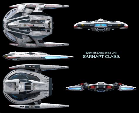 Earhart Class Starship - High Resolution by Enethrin on DeviantArt in ...