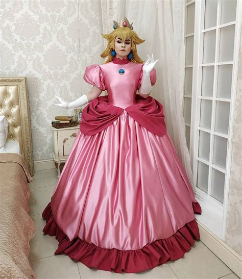 Princess Peach Mario Games Inspired Cosplay Costume Made to | Etsy