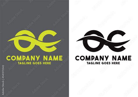 Letter OC logo design vector template, OC logo Stock Vector | Adobe Stock