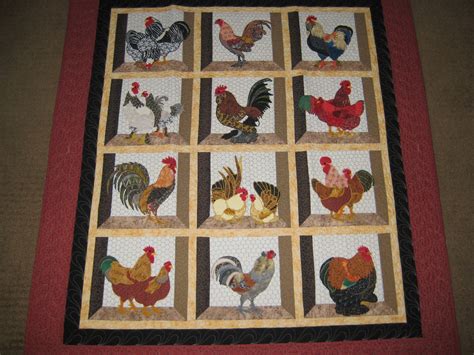 Rooster quilt | Quilting | Pinterest