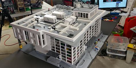 My Huge Lego convention center is finally completed. :) : r/lego