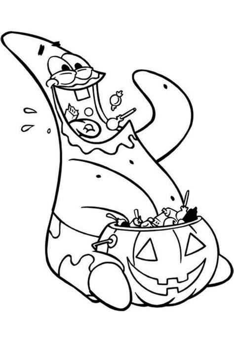 Patrick Star Coloring Page - Coloring Home