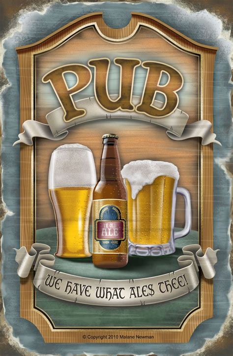 Old English Pub Sign | Pub signs, Pub decor, Pub