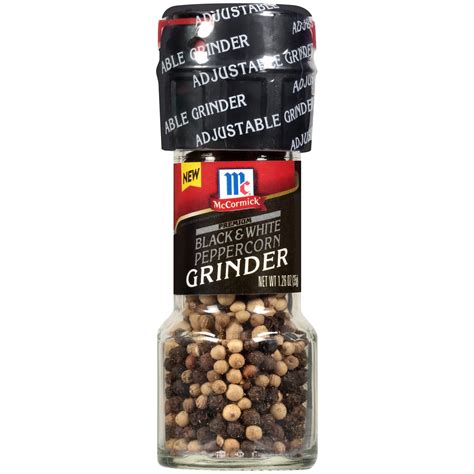 McCormick Black & White Peppercorn Grinder, 1.26 oz - Walmart.com