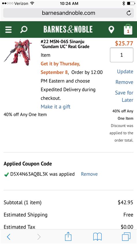 Barnes & Noble coupon : r/Gunpla