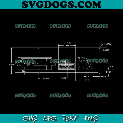 Nintendo Controller Dimensions SVG PNG