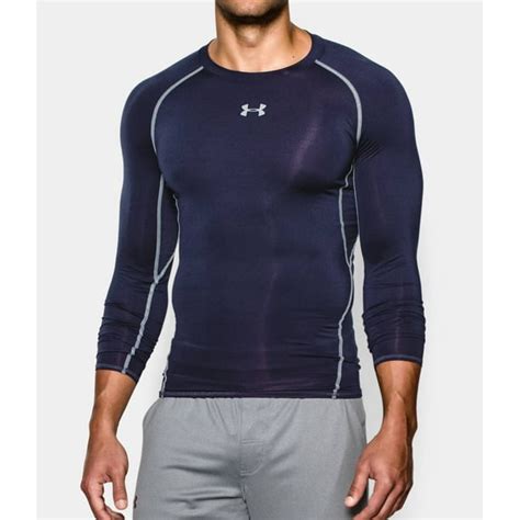 Under Armour - Under Armour Men's HeatGear Armour Long Sleeve Compression Shirt 1257471-410 ...