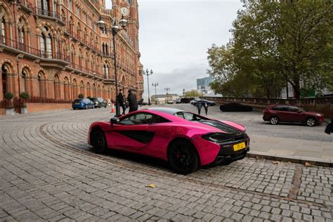 Mystery over £150k pink McLaren sports car that hasn't moved from London street for years and ...