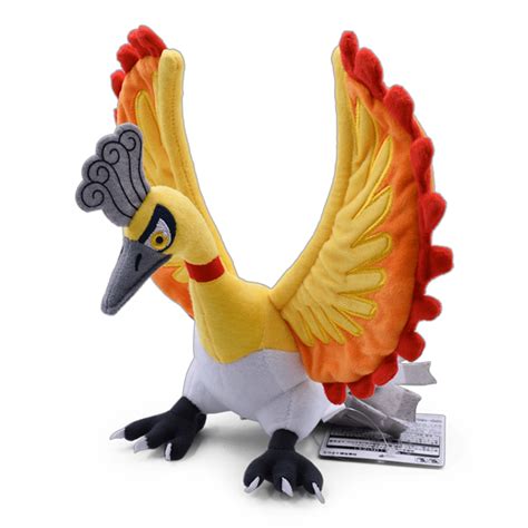 Piusho Plush Toy Shiny Ho-Oh Stuffed Animal, Collectible Game Plushies ...