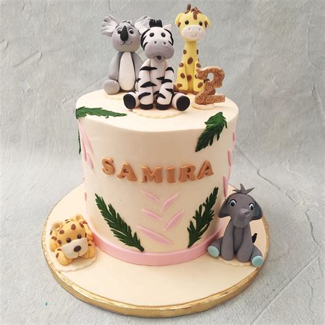 Forest Animal Birthday Cake | Animal Birthday Cake | Order Custom Cakes in Bangalore – Liliyum ...