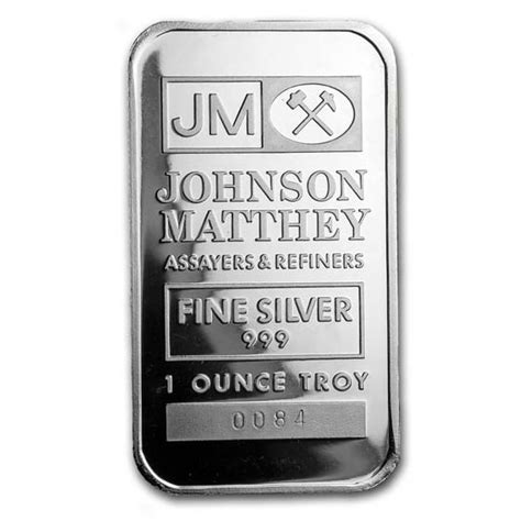 Buy 1 oz Silver Bar - Johnson Matthey (Regency Bank of Florida) | APMEX